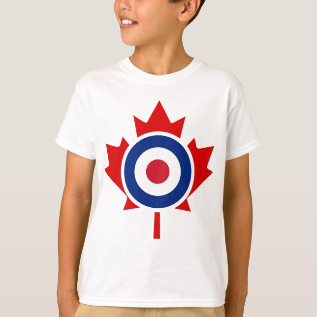 Camiseta Roundel Alvo de Hóquei em Curling do Mod Canada (Frente)