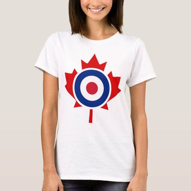 Camiseta Roundel Alvo de Hóquei em Curling do Mod Canada (Frente)