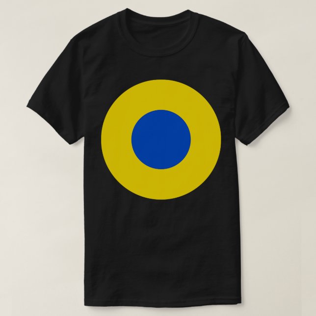 Camiseta Roundel da Ucrânia (Frente do Design)
