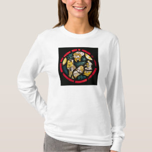 Camiseta Roundel que descreve o aviso aos pastores
