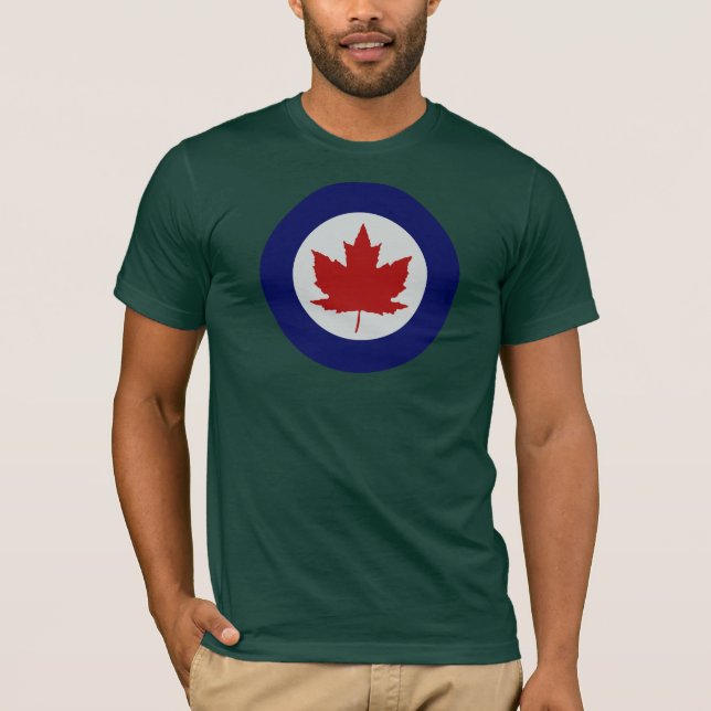 Camiseta Roundel - RCAF do vintage (Frente)