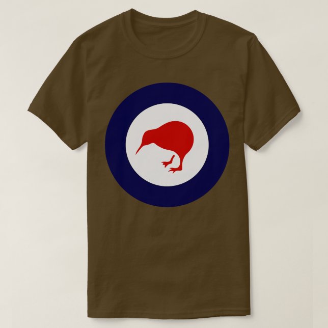 Camiseta Roundel Real Nova Zelândia RNZAF (Frente do Design)