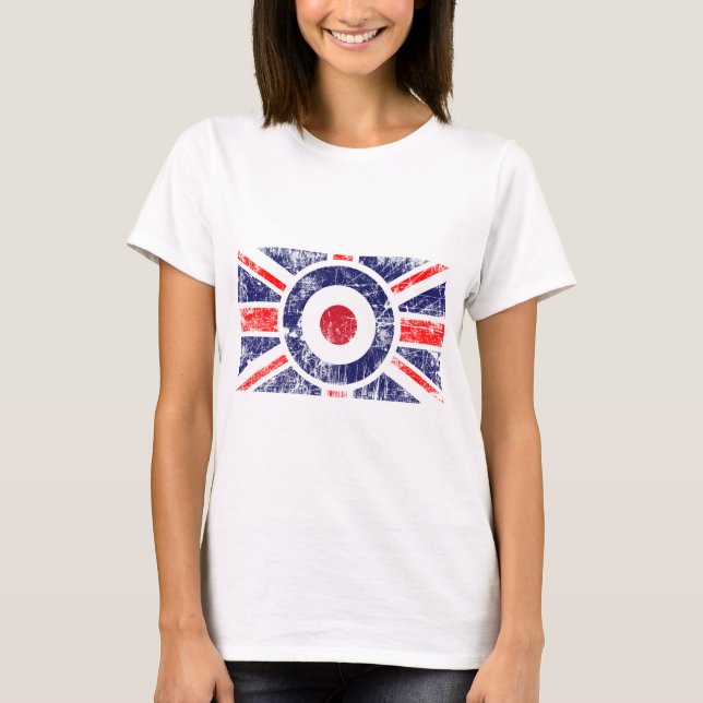 Camiseta Roundel Target Mods UK Target Union Jack (Frente)