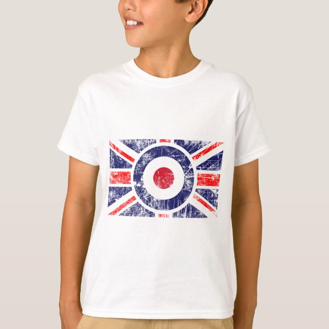 Camiseta Roundel Target Mods UK Target Union Jack (Frente)