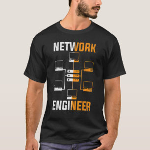 Camiseta Roupa 1 de engenharia de Engenheiro de rede