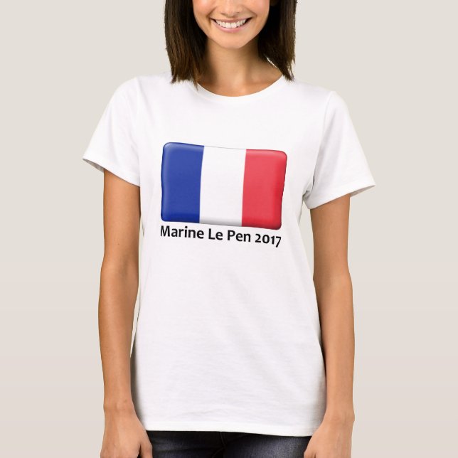 Camiseta Roupa 2017 de Marine Le Pen (Frente)