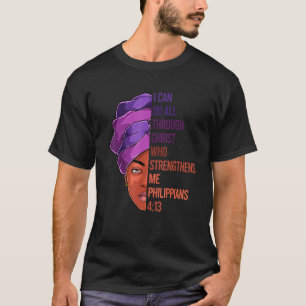 Camiseta Roupa Afro-Americano Jesus Negro Cristão Wom
