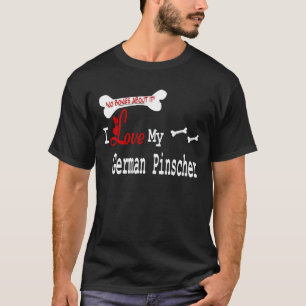 Camiseta Roupa alemão do Pinscher (amor de I)