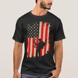 Camiseta Roupa americano da caça, presente para o caçador