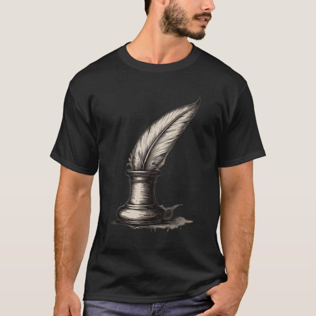 Camiseta Roupa artístico para ventiladores literários (Frente)