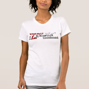 Camiseta Roupa Bluetick Coonhound (I Love)