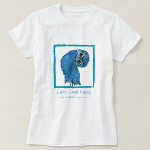 Camiseta Roupa Burrowing coral da coruja do cabo