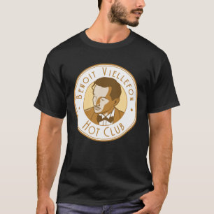 Camiseta Roupa - clube quente de Benoit (logotipo amarelo)