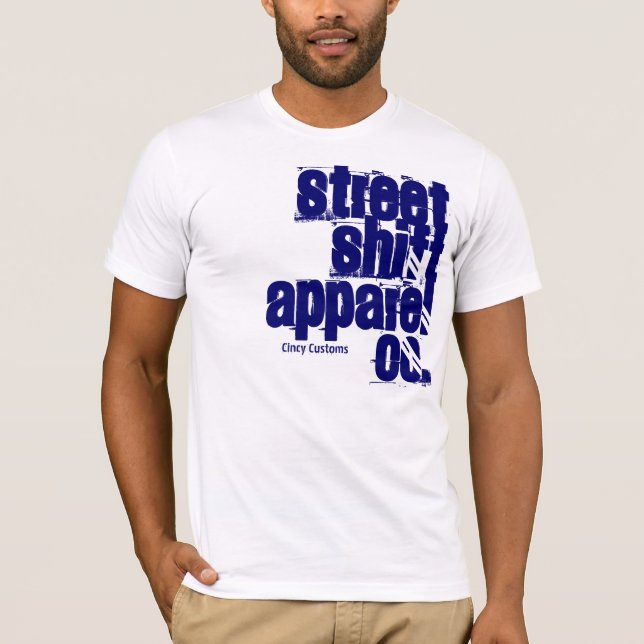 Camiseta Roupa Co. do deslocamento da rua (Frente)