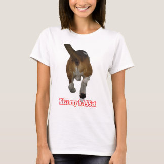 Camiseta Roupa colorido luz - beije meu Basset