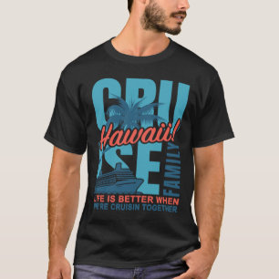 Camiseta Roupa Combinando Cruzeiro Família Havaí Fofa Havai