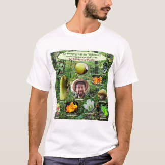 Camiseta Roupa comestível da planta selvagem do desgaste!
