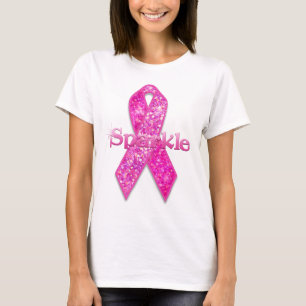 Camiseta Roupa cor-de-rosa da faísca da fita