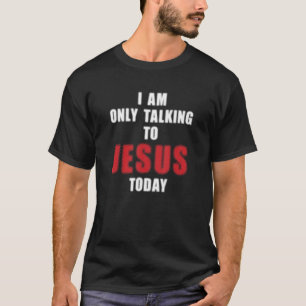 Camiseta Roupa Cristão Eu Só Estou Falando Com Jesus