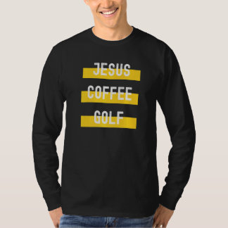 Camiseta Roupa Cristão Jesus Café Golf