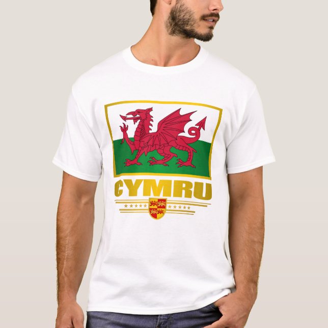 Camiseta Roupa Cymru (País de Gales) (Frente)