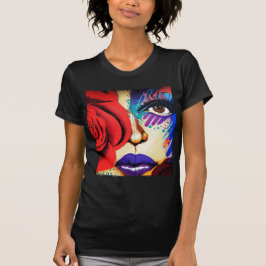 Camiseta Roupa da arte moderna