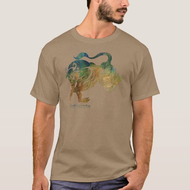 Camiseta Roupa da astrologia do Taurus (Frente)
