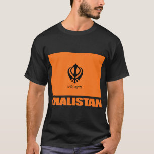 Camiseta Roupa da bandeira de Khalistan