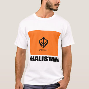 Camiseta Roupa da bandeira de Khalistan