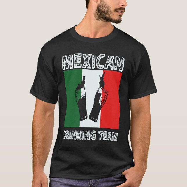 Camiseta Roupa da Equipe de Bebendos mexicana (Frente)