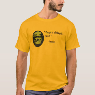 Camiseta Roupa da filosofia de Aristotle, cotação