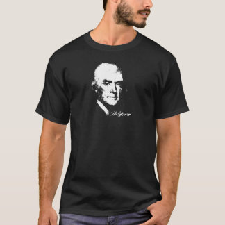 Camiseta Roupa da obscuridade de Thomas Jefferson