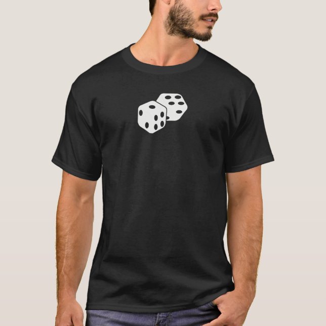 Camiseta Roupa da obscuridade dos dados (Frente)