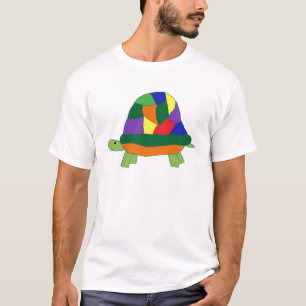 Camiseta Roupa da tartaruga do arco-íris