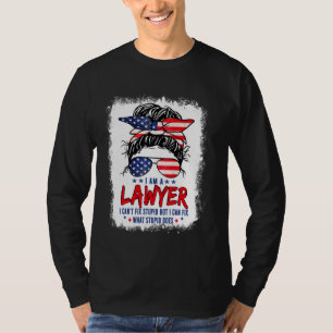 Camiseta Roupa De Advogado Para Mulheres Eu Sou Advogada Eu