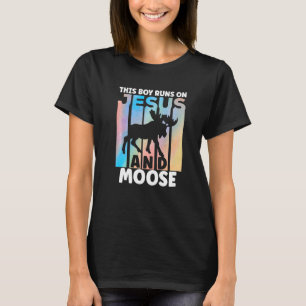Camiseta Roupa de Alce para Amantes de Alce Roupas para Men
