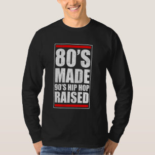 Camiseta Roupa de alto-passo de 90 anos 80 feito