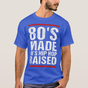 Camiseta Roupa de alto-passo de 90 anos 80 feito 