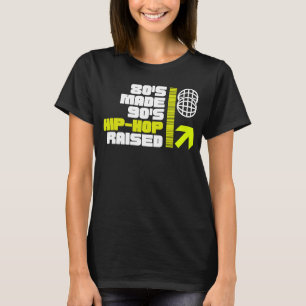 Camiseta Roupa de alto-passo de 90 anos 80 feito