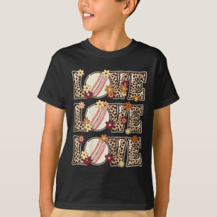 Camiseta Roupa de Amante de Críquete Mulheres Adolescentes 