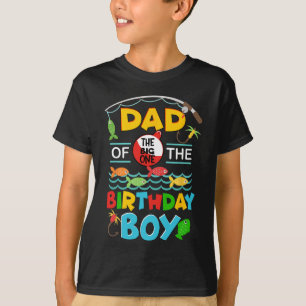 Camiseta Roupa de Aniversário O Fish Ally Um Pai Do Anivers