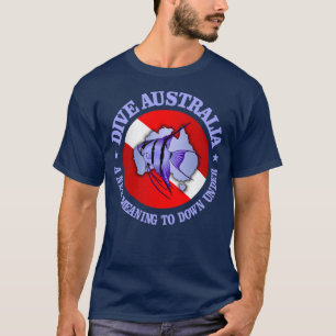 Camiseta Roupa de Austrália do mergulho (rd)