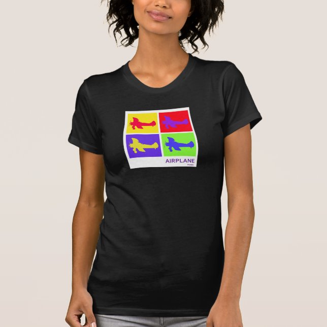 CAMISETA ROUPA DE AVIAÇÃO DE AVIÃO (Frente)