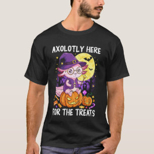 Camiseta Roupa de Axolote de Halloween Engraçada Axolotly A