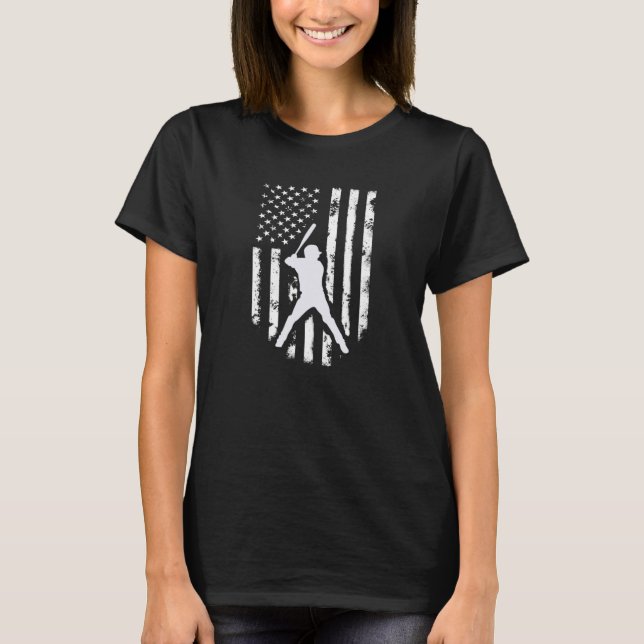 Camiseta Roupa de baseball norte-americano afundando-se em  (Frente)
