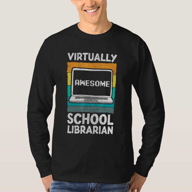 Camiseta Roupa de Bibliotecas Escolares Virtualmente Incrív (Frente)