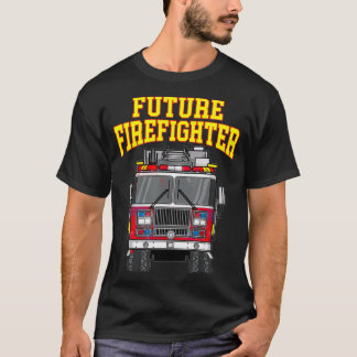 Camiseta Roupa de bombeiro de filho Pai