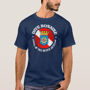 Camiseta Roupa de Bonaire do mergulho (rd)