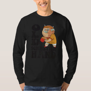 Camiseta Roupa de Borboleta Velho Homem Avô Grandad Pla
