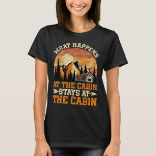 Camiseta Roupa de Cabina de Férias Exteriores para Homens U